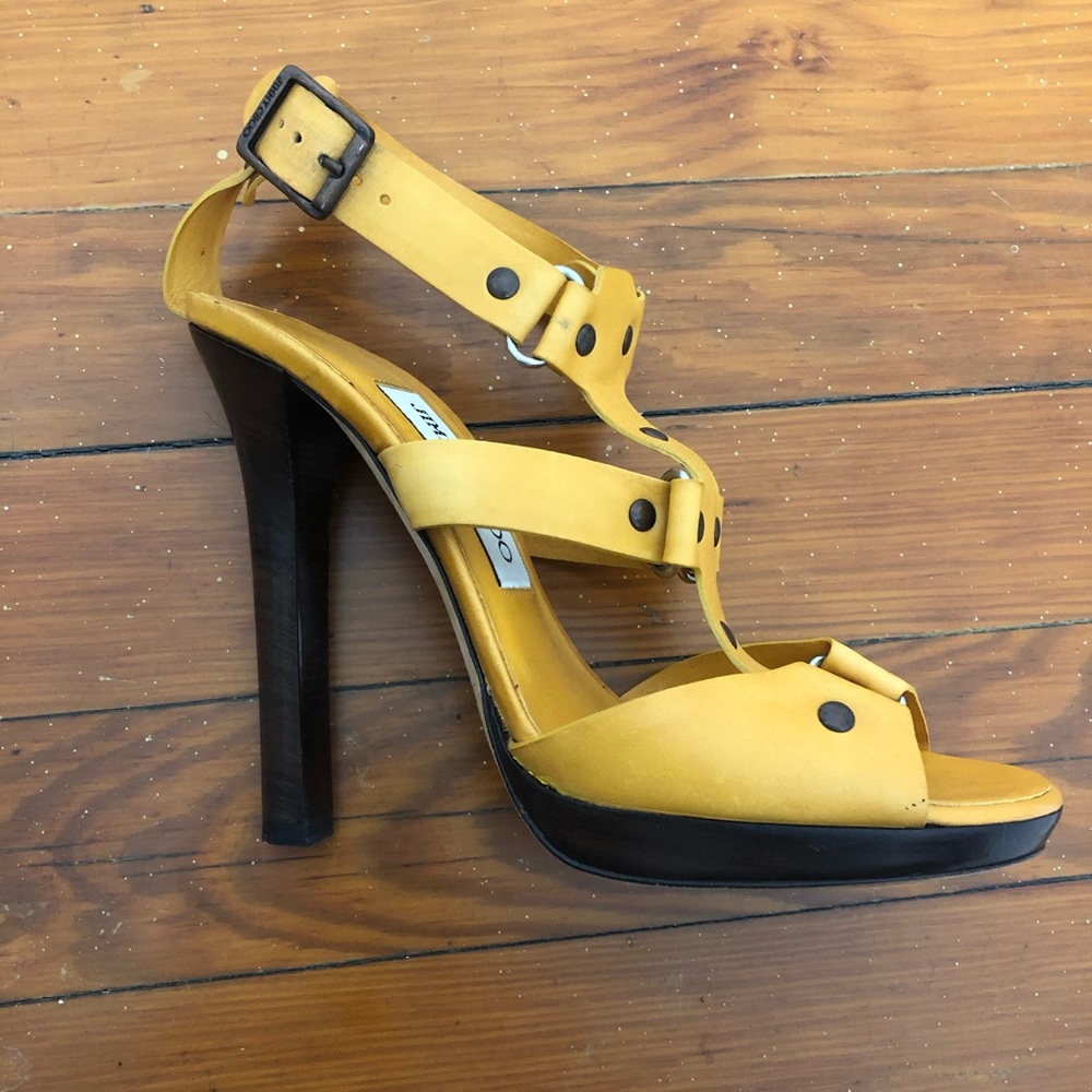 London Jimmy Choo w/ Stud Detailing & Dust Bag - Picture 7 of 8
